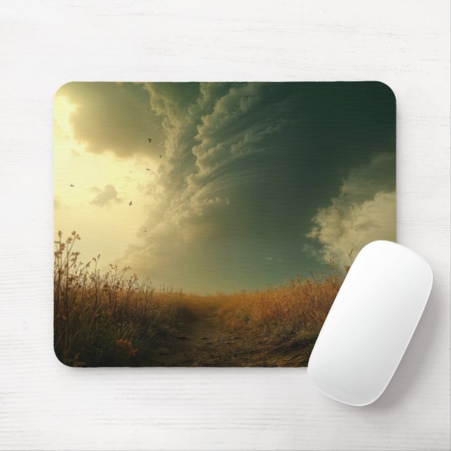 Tapis De Souris Twister du Midwest Great Plains (Avec souris)