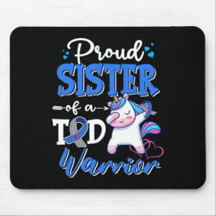 Tapis De Souris Type 1 Sensibilisation Au Diabète Fier Soeur De La