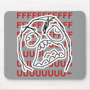 Tapis De Souris Type de rage