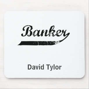 Tapis De Souris Typographe bancaire