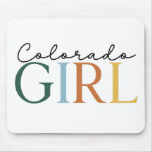 Typographie Colorée « Colorado Girl »