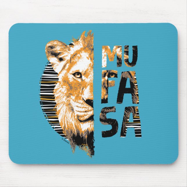 Tapis De Souris Typographie de Mufasa (Devant)