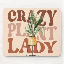 Typographie Plante rétro Plante Lady