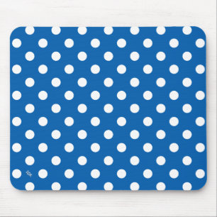 Tapis De Souris U choisir Arrière - plan Couleur Pois blanc