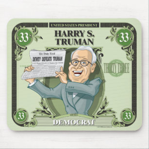 Tapis De Souris U.S. Les Présidents Mousepad : #33 Harry S. Truma