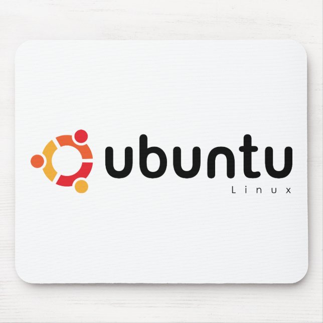 Tapis De Souris Ubuntu Linux Open Source (Devant)
