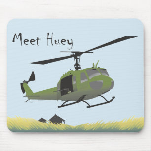 Tapis De Souris UH-1 Huey Militaire Souris