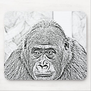Tapis De Souris ultra sketch gorilla