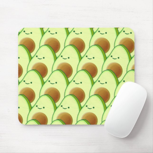 Tapis De Souris Un adorable Avocado (Avec souris)