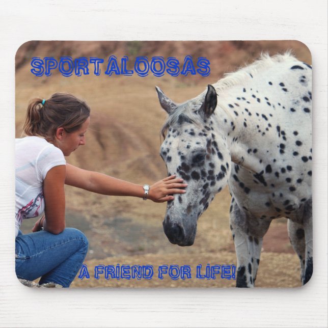 Tapis De Souris Un ami pendant la vie. (Devant)