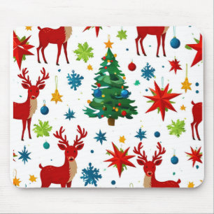 Tapis De Souris Un Art numérique Motif de Noël festif