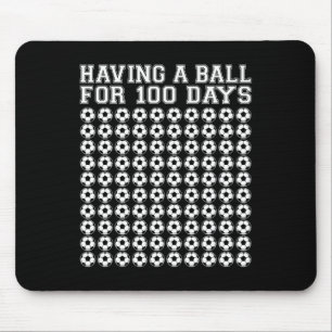 Tapis De Souris Un Bal Pour 100 Jours Sport De Football 100 Jours 