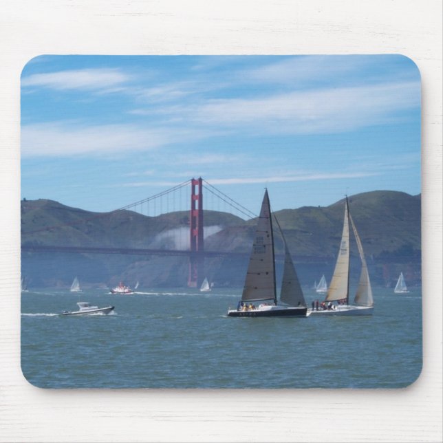 Tapis De Souris Un beau jour sur la Baie de San Franciso (Devant)