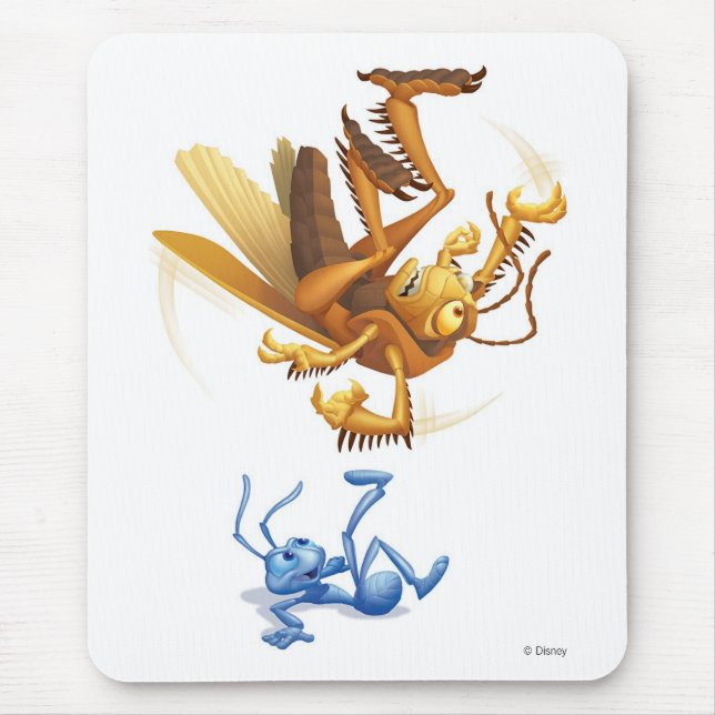 Tapis De Souris Un bug's Life Flik jongler Hopper Disney (Devant)