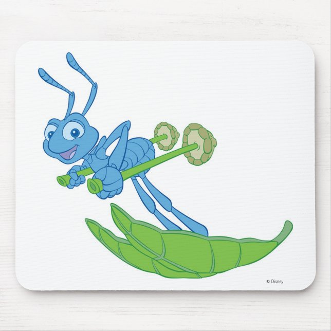 Tapis De Souris Un bug's Life Flik Skiing Disney (Devant)
