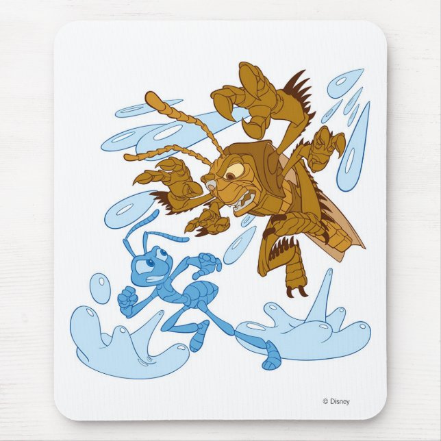 Tapis De Souris Un bug's Life's Flik & Hopper Disney (Devant)