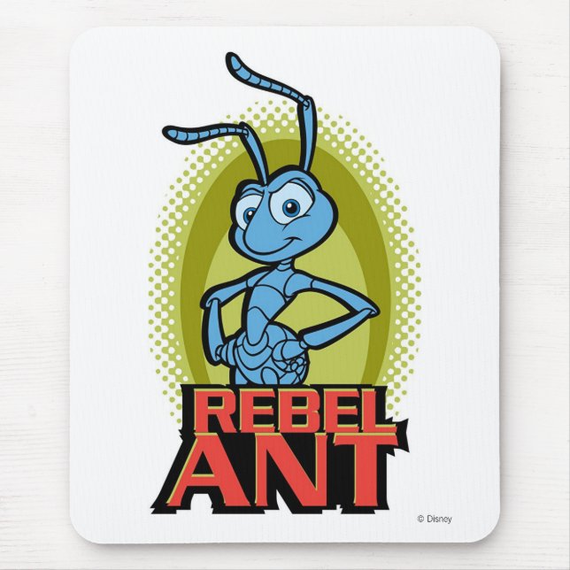 Tapis De Souris Un bug's Life's Flik "Rebel Ant" Disney (Devant)