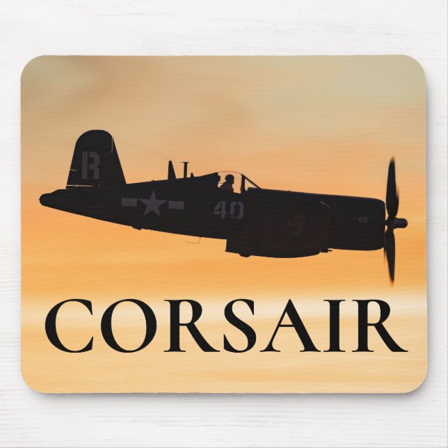 Tapis De Souris Un chasseur Vought F4U Corsair (Devant)