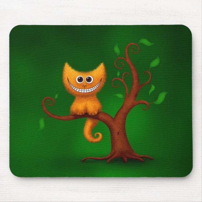 Tapis De Souris Un chaton de Cheshire (Devant)