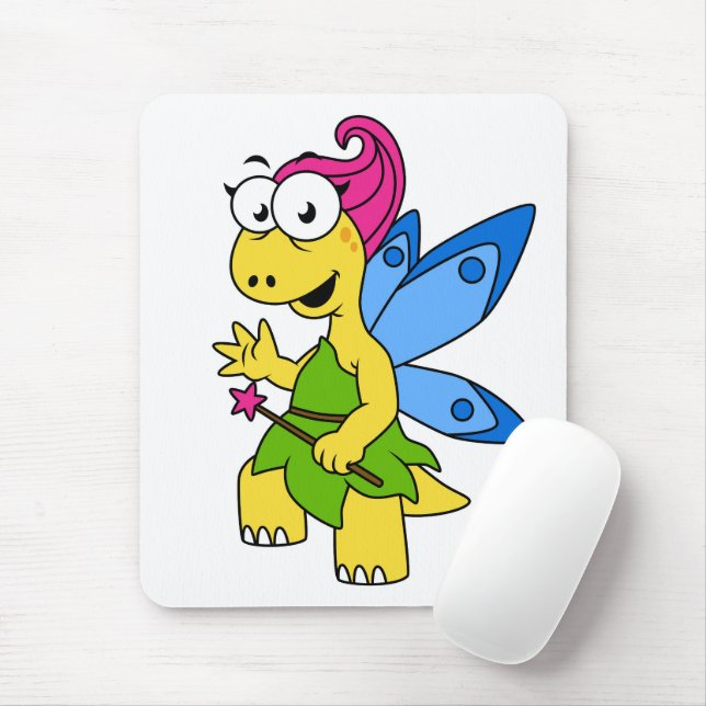 Tapis De Souris Un Dessin Fairysaur Dinosaur. (Avec souris)