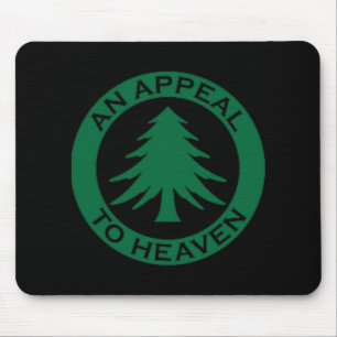 Tapis De Souris Un drapeau An Appeal To Heaven Ne Tree Flag Rounde