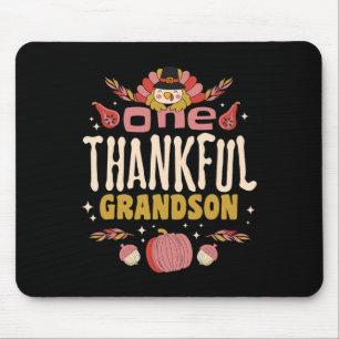 Tapis De Souris Un Grandson Remercié Tee Automne Thanksgiving Auto