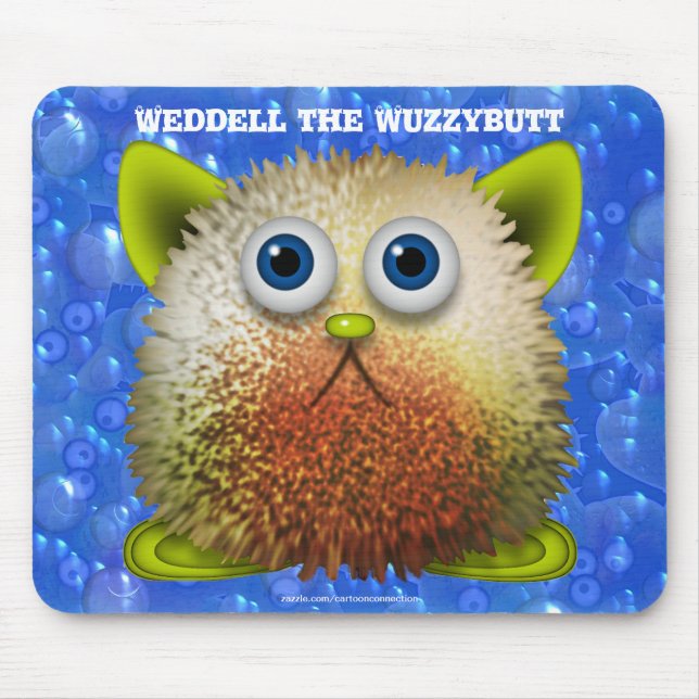 Tapis De Souris Un joli personnage de personnage de personnage Fuz (Devant)