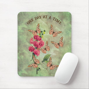 Tapis De Souris Un Jour À La Fleur De Papillon Inspirationnel