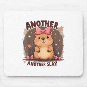 Tapis De Souris Un Jour De Plus Cute Capybara Lover Rose