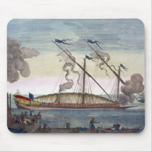 Tapis De Souris Un office royal (espagnol ou portugais) a ramé pa