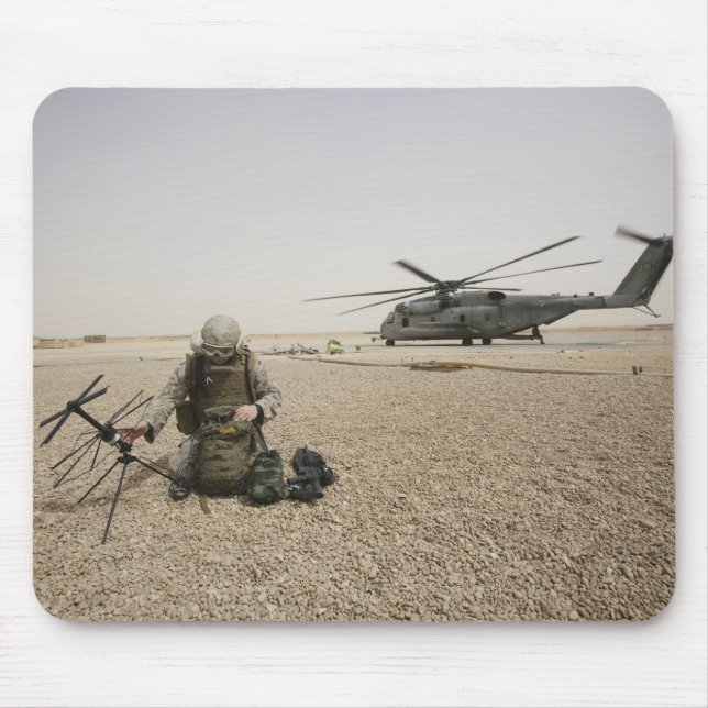 Tapis De Souris Un opérateur radio de terrain (Devant)