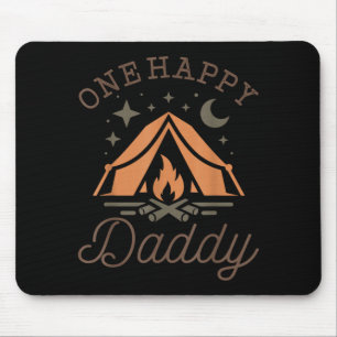 Tapis De Souris Un papa campeur heureux 1er anniversaire camping f