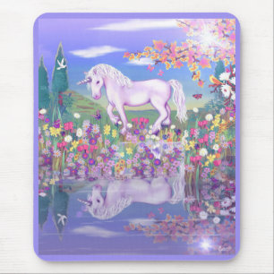 Tapis De Souris Un paradis mauve