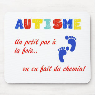 Tapis de souris un petit pas à la fois mouse pad