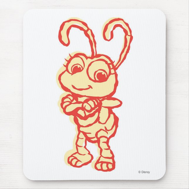 Tapis De Souris Un point de vie de bug souriant Disney (Devant)