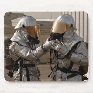 Tapis De Souris Un pompier irakien