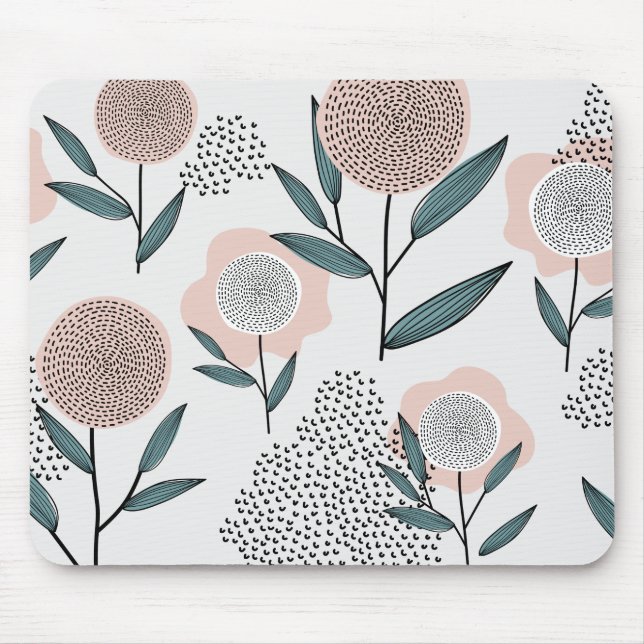 Tapis De Souris Un rose (Devant)