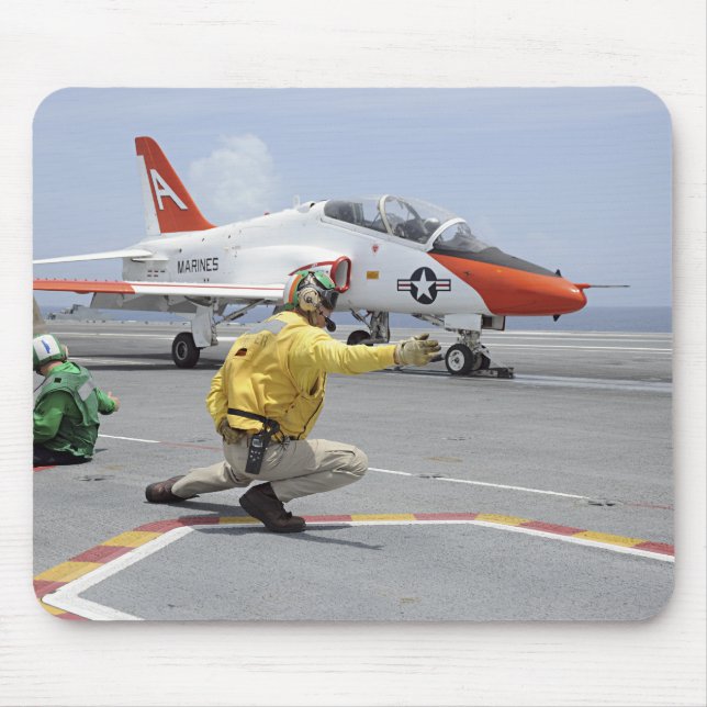 Tapis De Souris Un tireur à bord du porte-avions (Devant)
