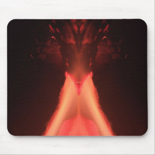 Tapis De Souris Un volcan de feu