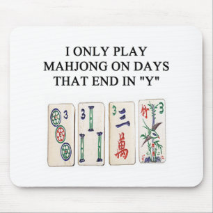 Tapis De Souris une conception drôle de mahjong