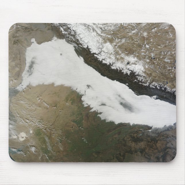 Tapis De Souris Une épaisse rive de nuages bas (Devant)