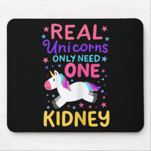Tapis De Souris Une greffe de rein Chirurgie rénale Cute Unicorne