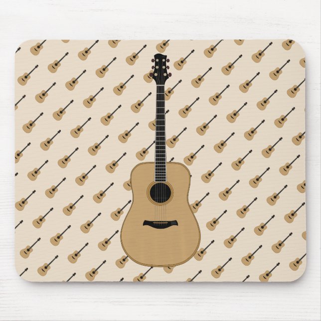 Tapis De Souris Une jolie guitare (Devant)