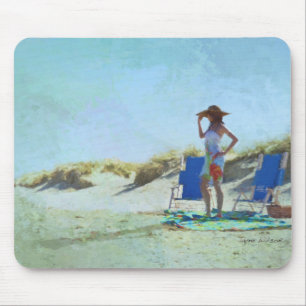 Tapis De Souris Une journée au Beach Mouse Pad