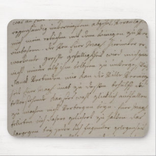 Tapis De Souris Une lettre de Maria Theresa au Roi Frederick