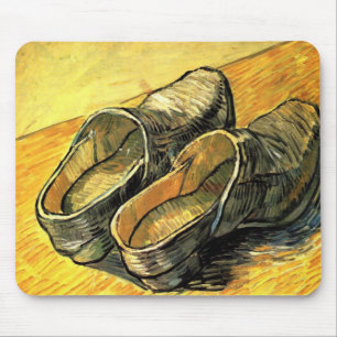 Tapis De Souris Une paire de sabots en cuir par Vincent van Gogh