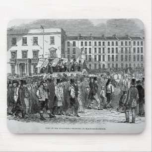 Tapis De Souris Une partie du cortège de Chartist