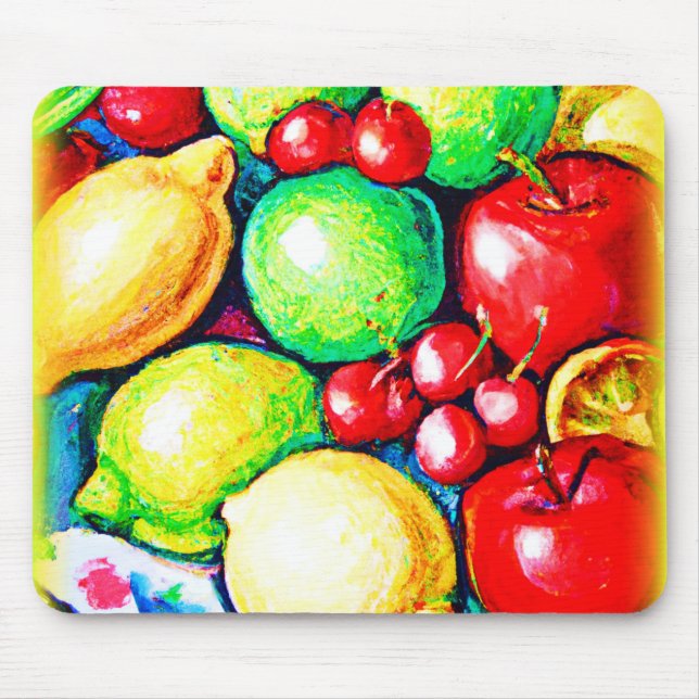 Tapis De Souris Une Peinture Fruite. Commandez dès maintenant  (Devant)