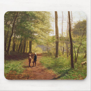 Tapis De Souris Une promenade dans la forêt