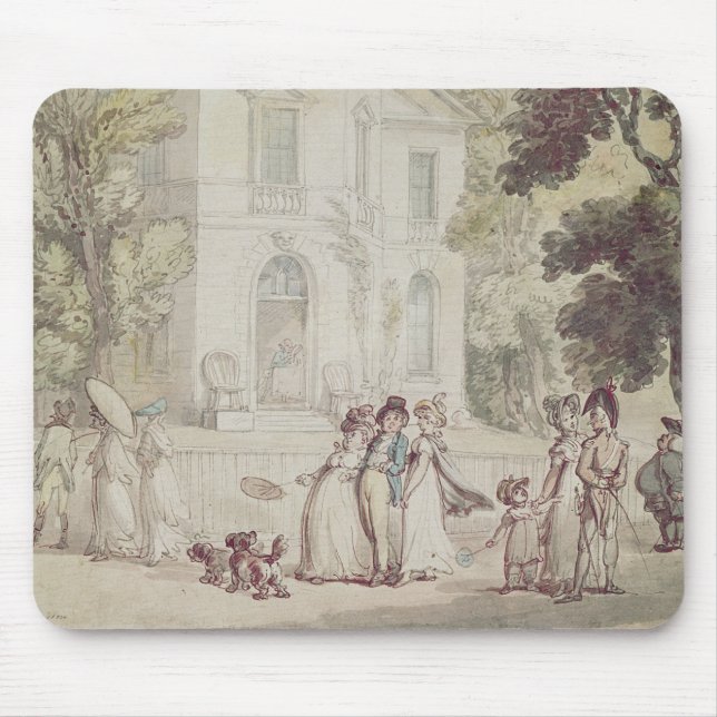 Tapis De Souris Une promenade dimanche après-midi (Devant)